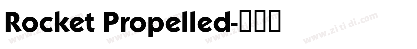Rocket Propelled字体转换